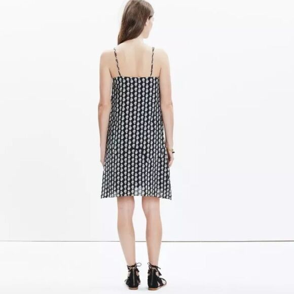 Madewell Silk Trapeze Cami Dress in Bloomstamp Size XS - Picture 10 of 12